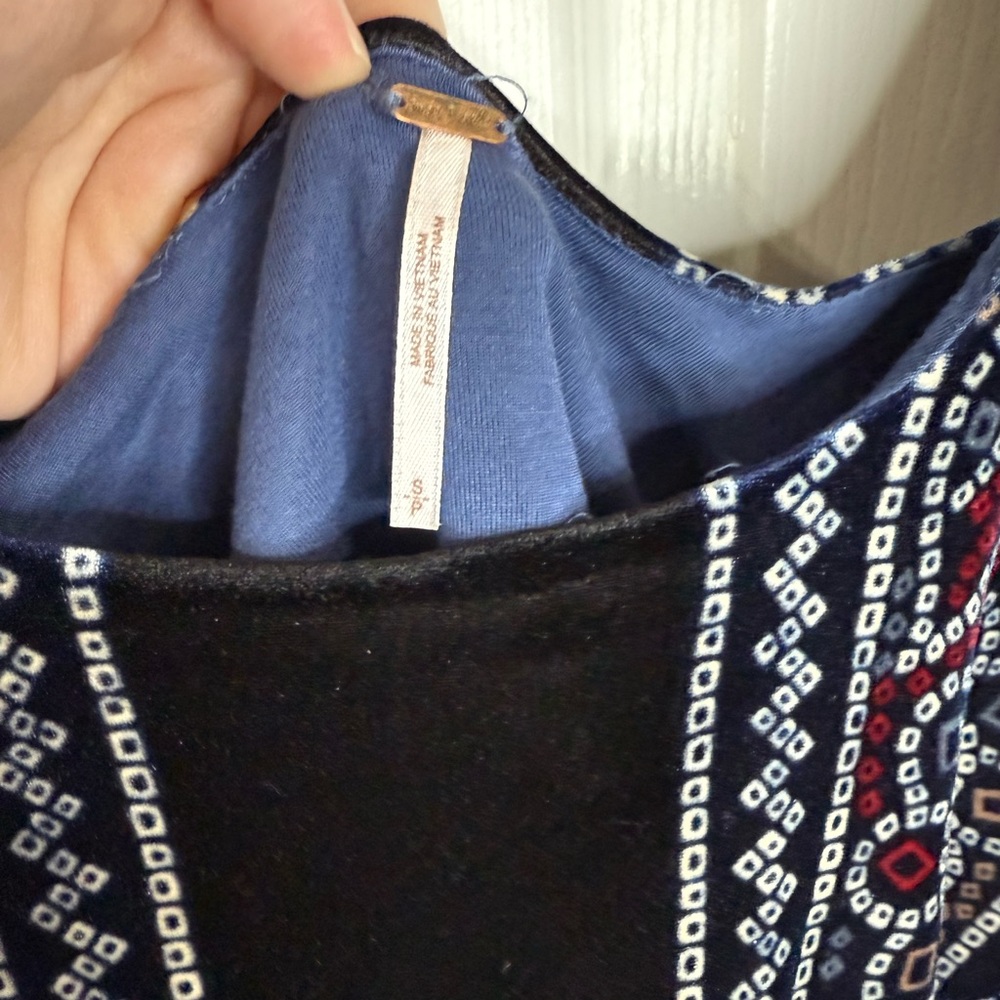 Free People Multicolor Patterned Mini Dress - Picture 8 of 8